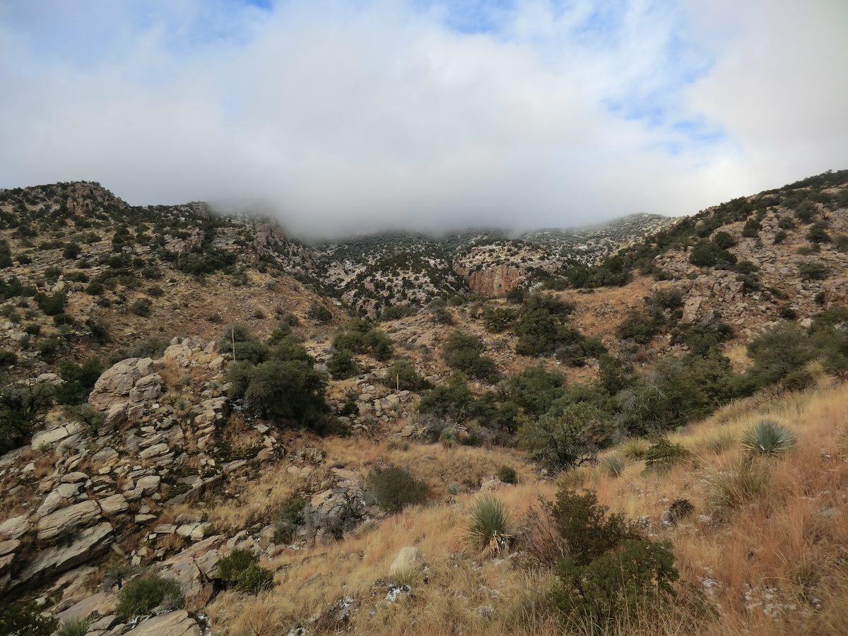 2012 December Sky, Clouds and Patchy Snow