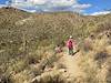 2012 February Alison near the start of the Agua Caliente Hill Trail