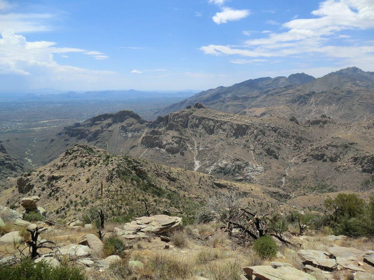 2012 July Bear Canyon and Ridge to the West