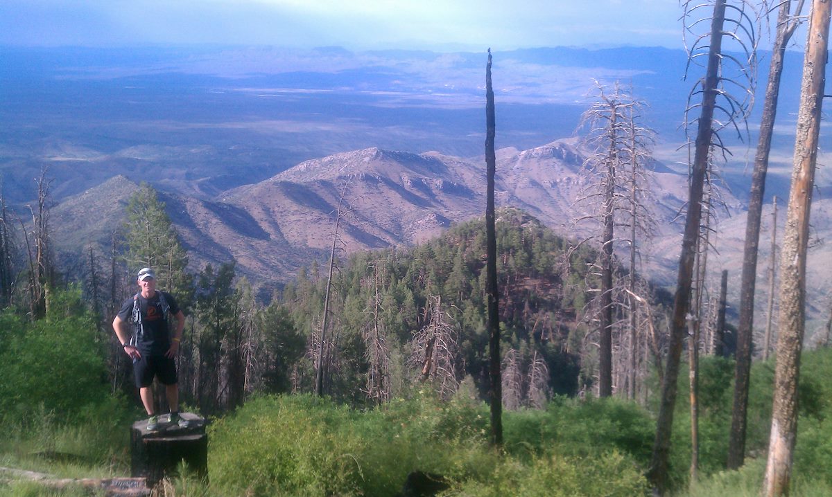 2012 July Close to the top of the Knagge Trail