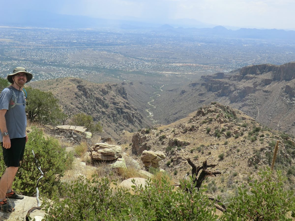 2012 July Looking Down Bear Canyon