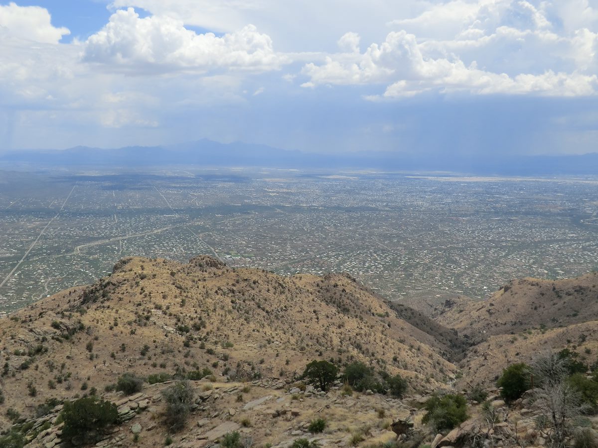 2012 July Looking Down to Point 4981