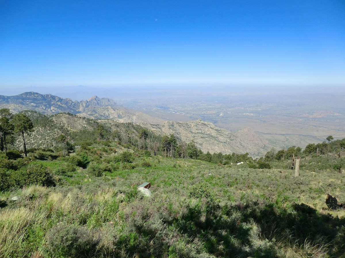 2012 June Looking Down into Catalina State Park