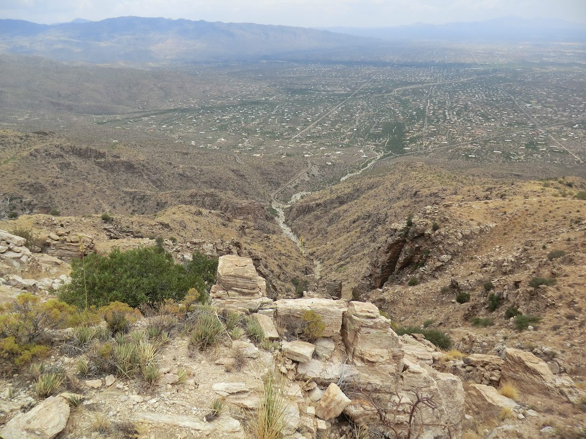 2012 June Looking down to the Hairpin Turn Area