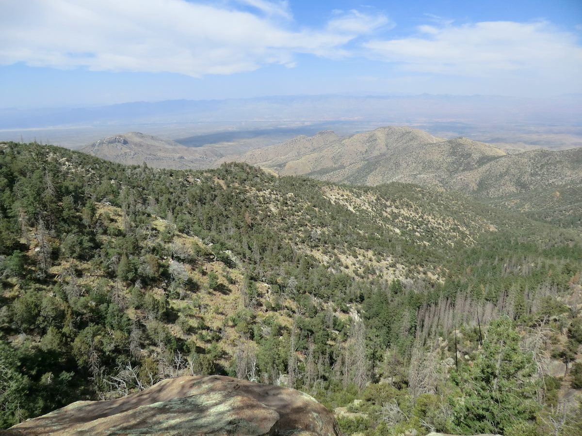 2012 June View from across the canyon from the Knagge Canyon 1