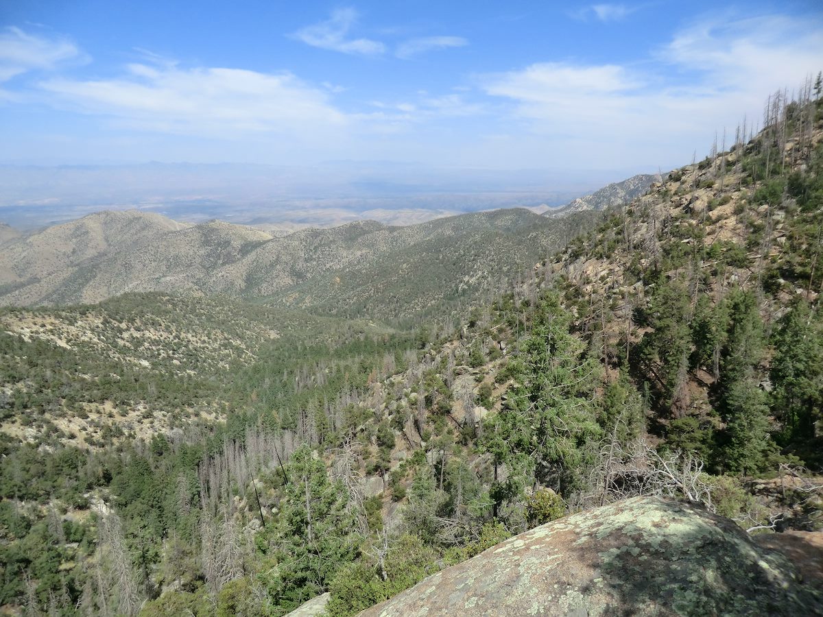 2012 June View from across the canyon from the Knagge Canyon 2