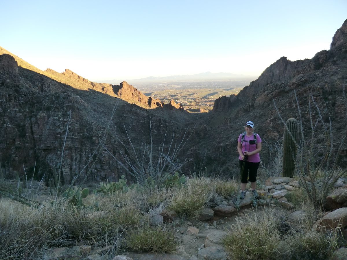 2012 March Alison in Ventana Canyon