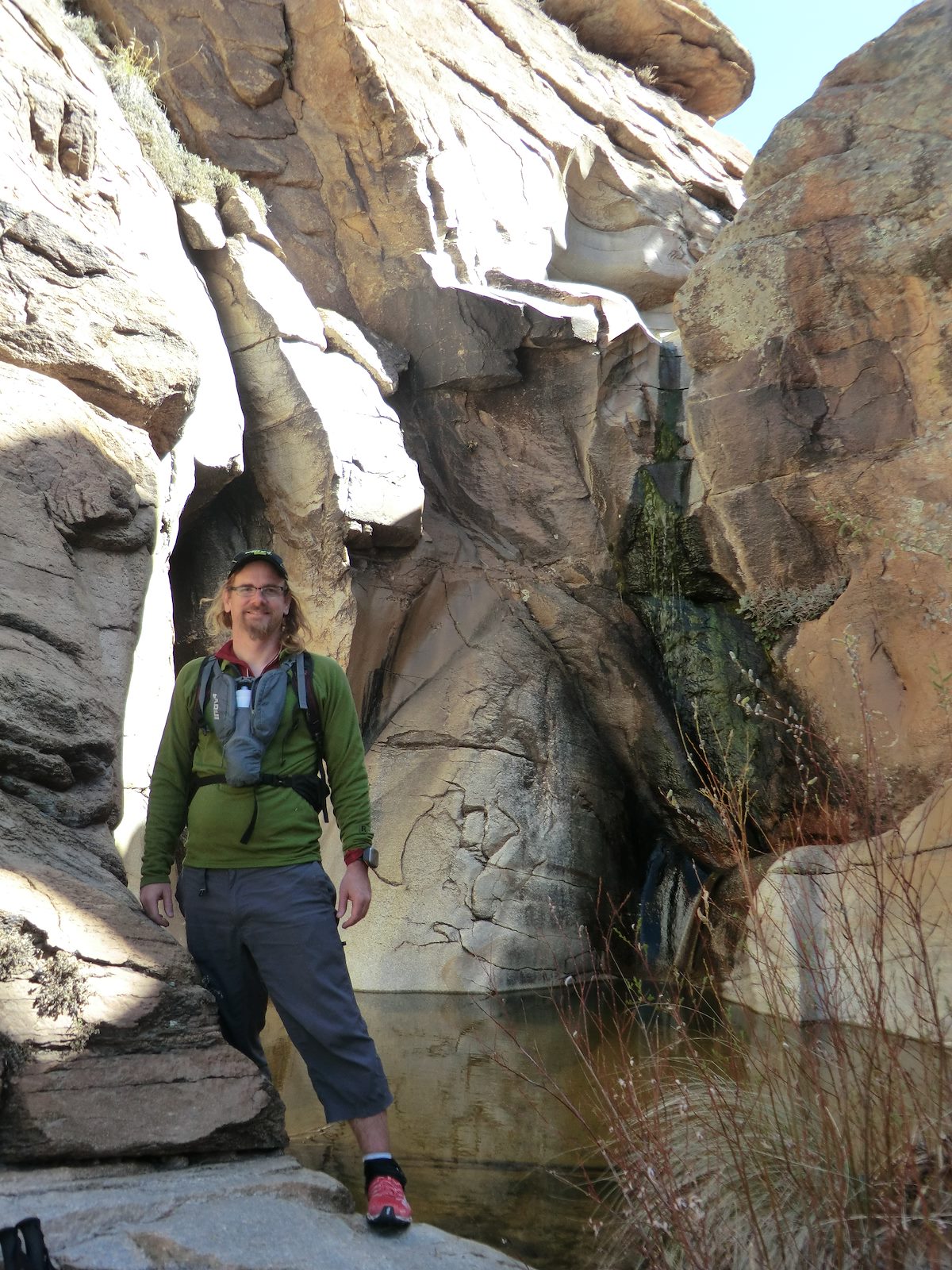 2012 March Charles in the West Fork of Molino