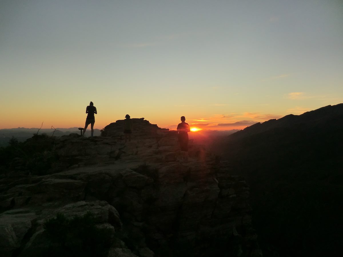 2012 March Sunset at the end of the Blackett's Ridge Trail