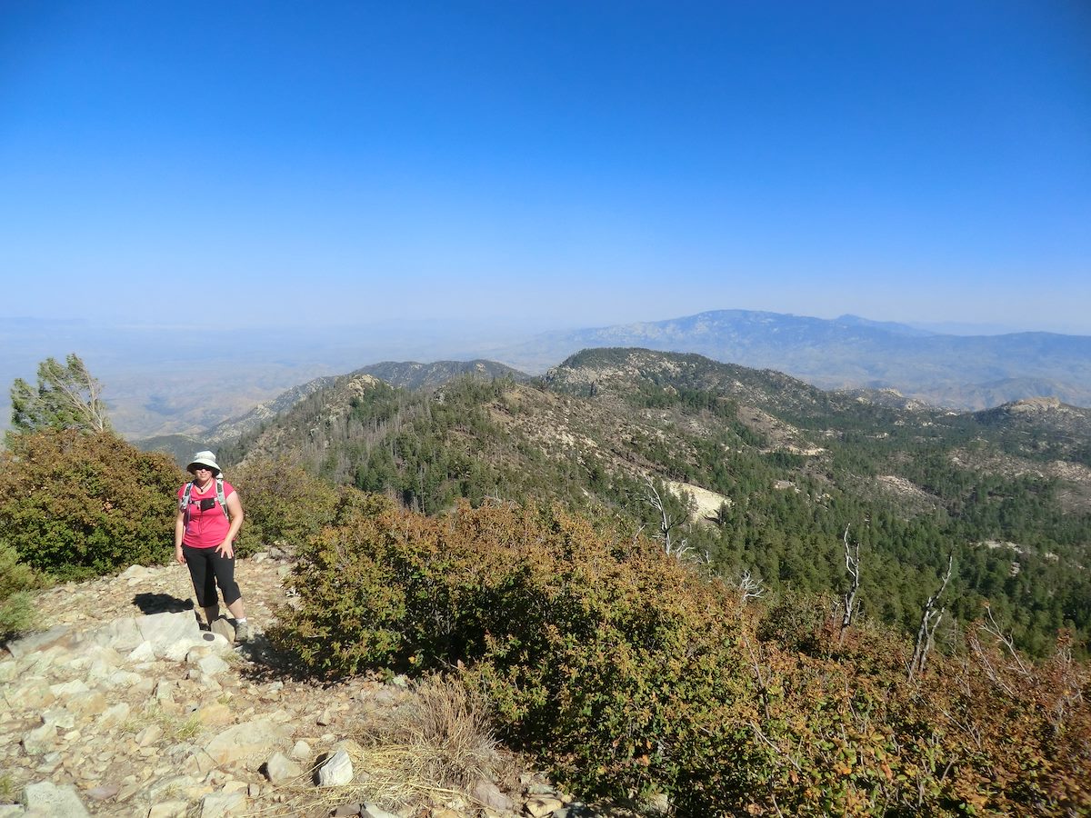 2012 May Alison on Kellogg Mountain