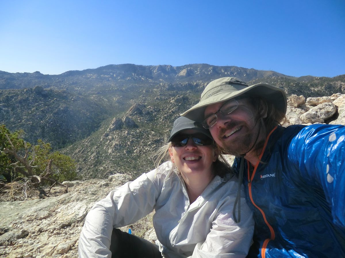 2012 May Charles and Alison on Brinkley Point