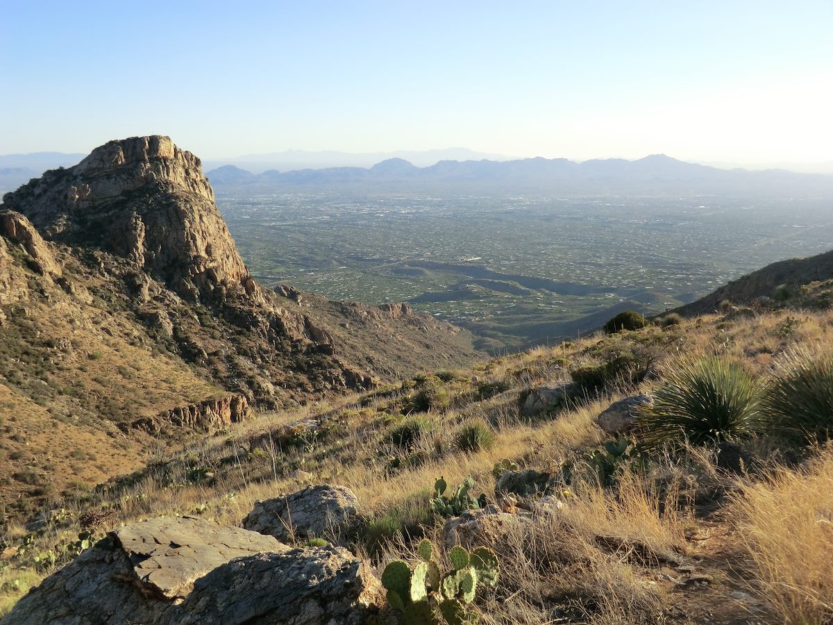2012 May Looking down Pontatoc Canyon