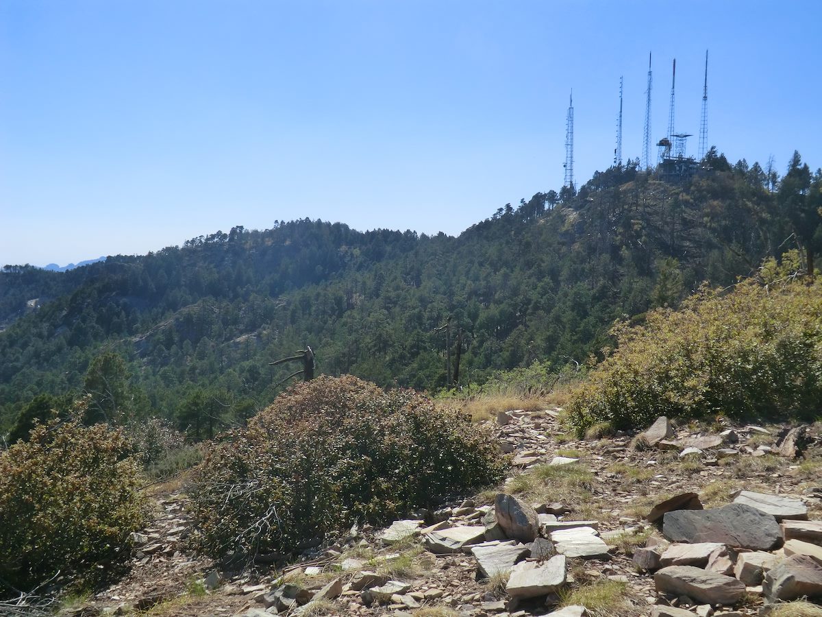 2012 May Mount Bigelow from Kellogg Mountain
