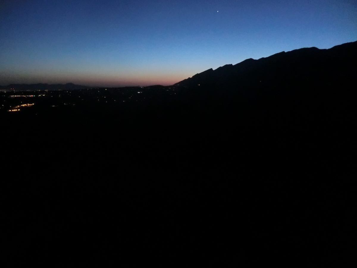 2012 May Night hike up Blackett's Ridge