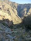 2012 November Devin in the Table Mountain Gully