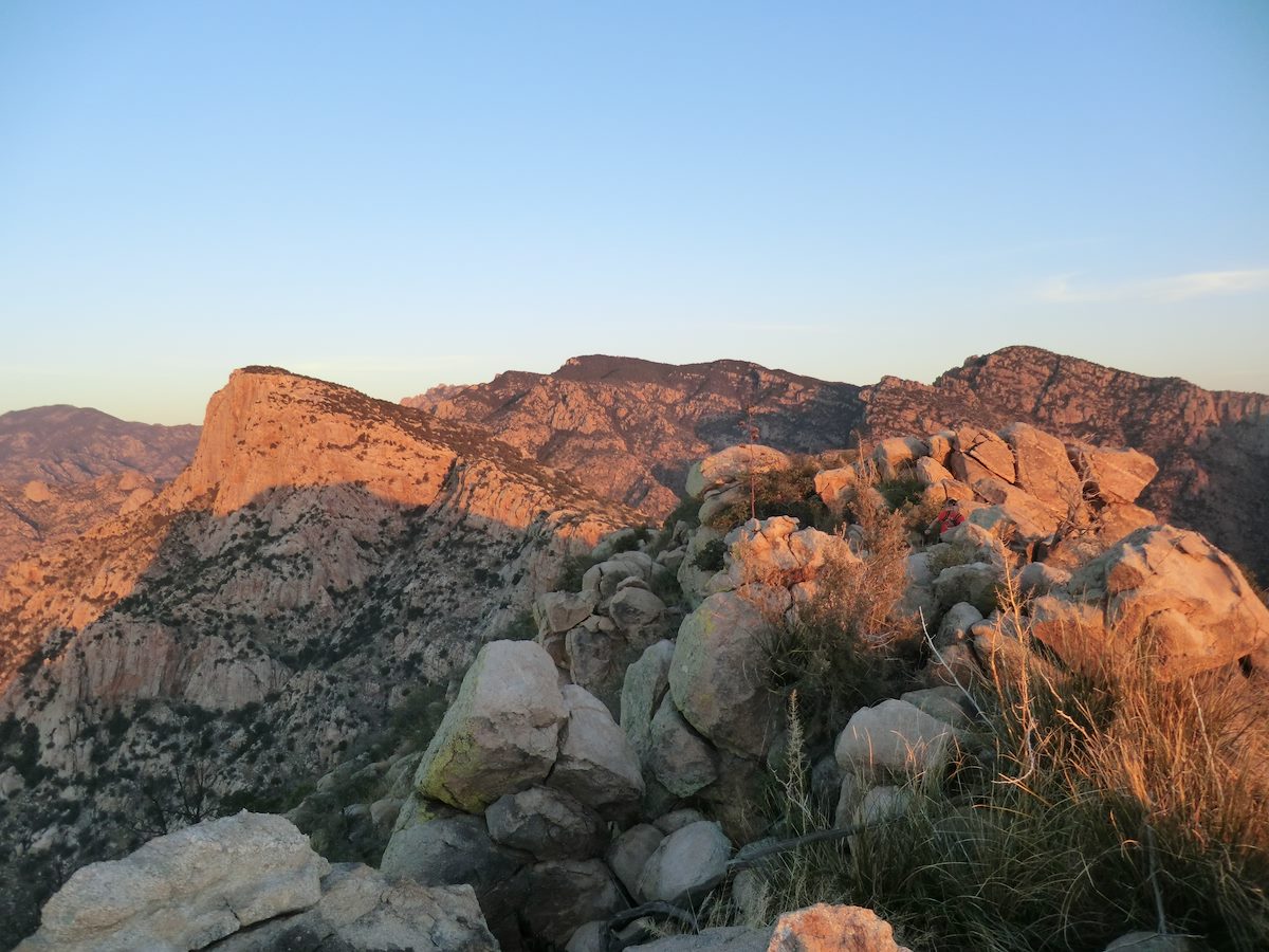 2012 November Devin working along the top of Bighorn Mountain