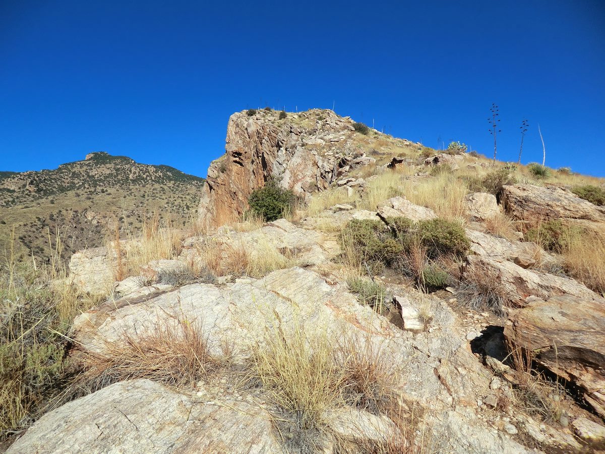 2012 November Getting Closer to the top of the Pontatoc Cliff