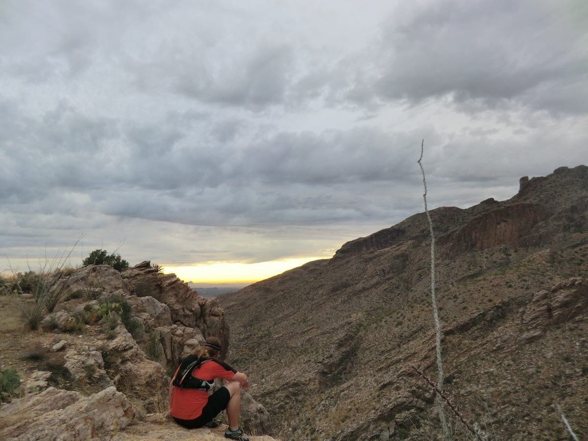 2012 November Lookout near the pit on the Pontatoc Ridge Trail