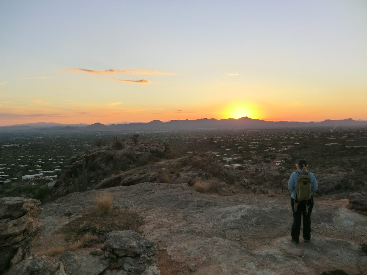 2012 November Pontatoc Ridge Sunset