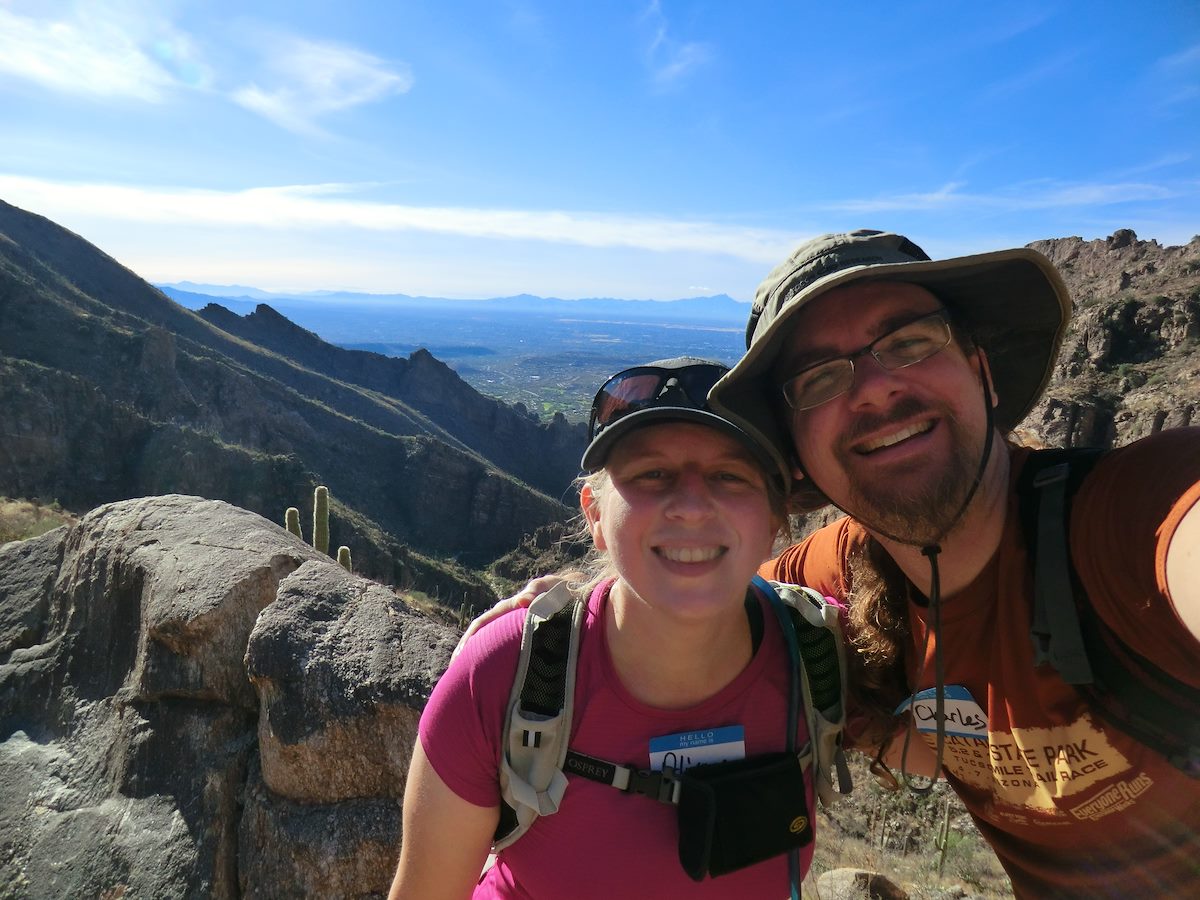 2012 November Ventana Canyon Trail looking towards Tucson