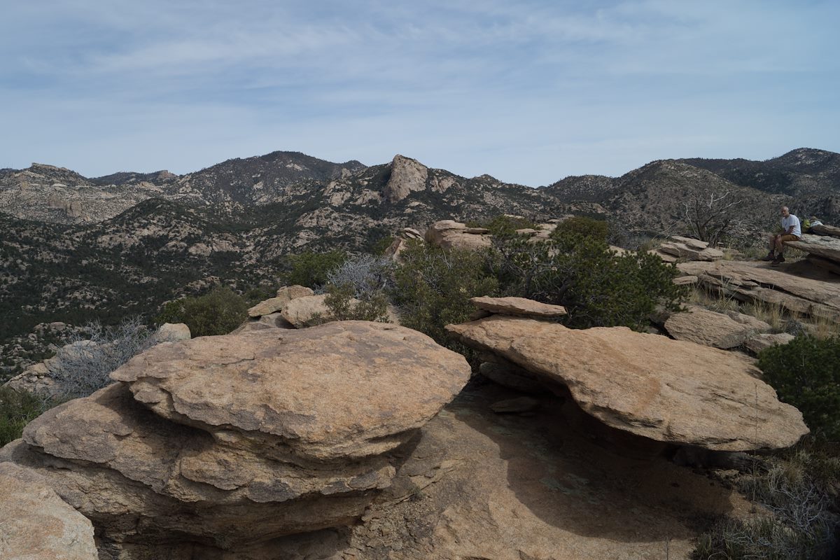 2013 April Dave on Airmen Peak