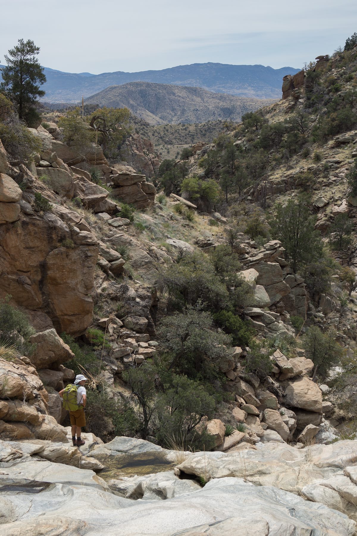 2013 April Dave Working down the West Fork of Molino