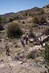 2013 April Hiking the canyon below Bug Spring with old water works visible