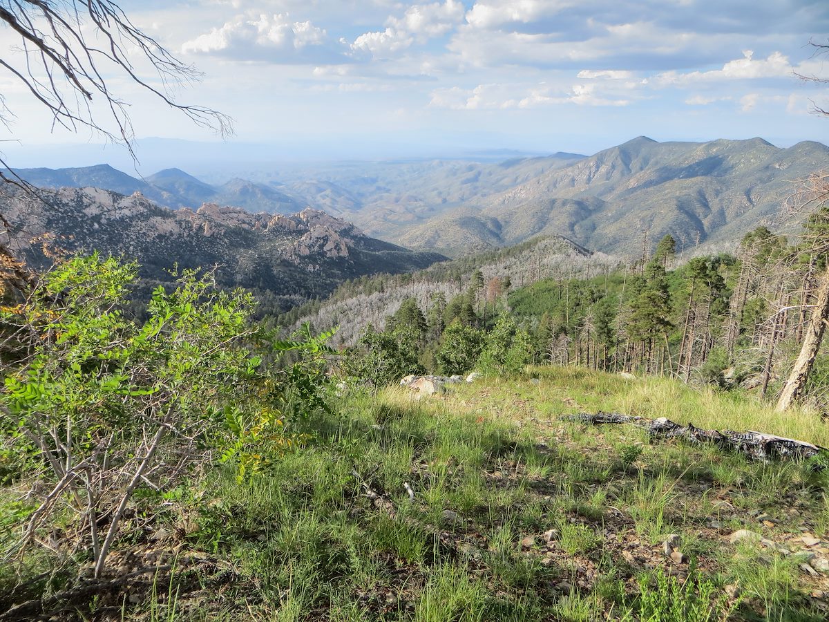 2013 August Looking down from the Red Ridge Trail