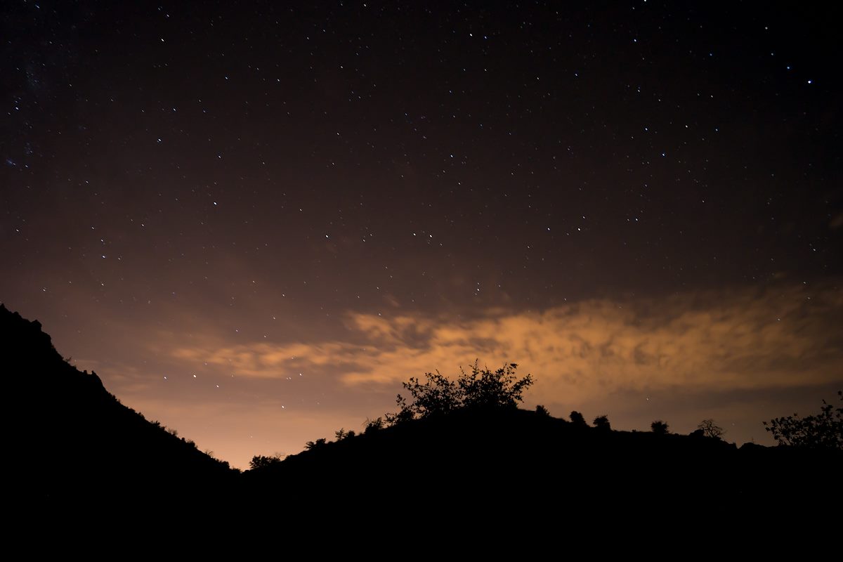 2013 August Looking towards Prison Camp from the Molino Basin Trail