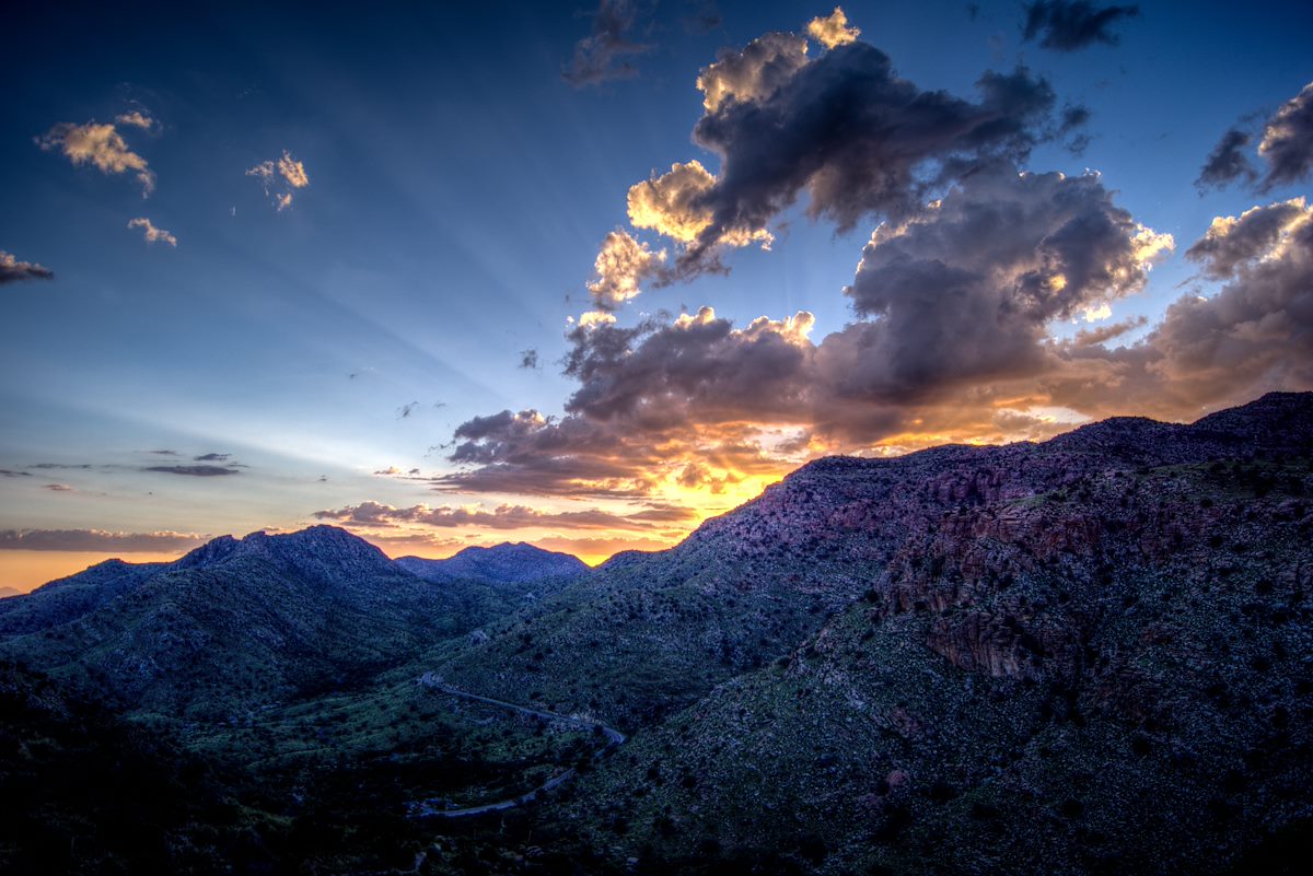 2013 August Molino Basin Area and Sunset