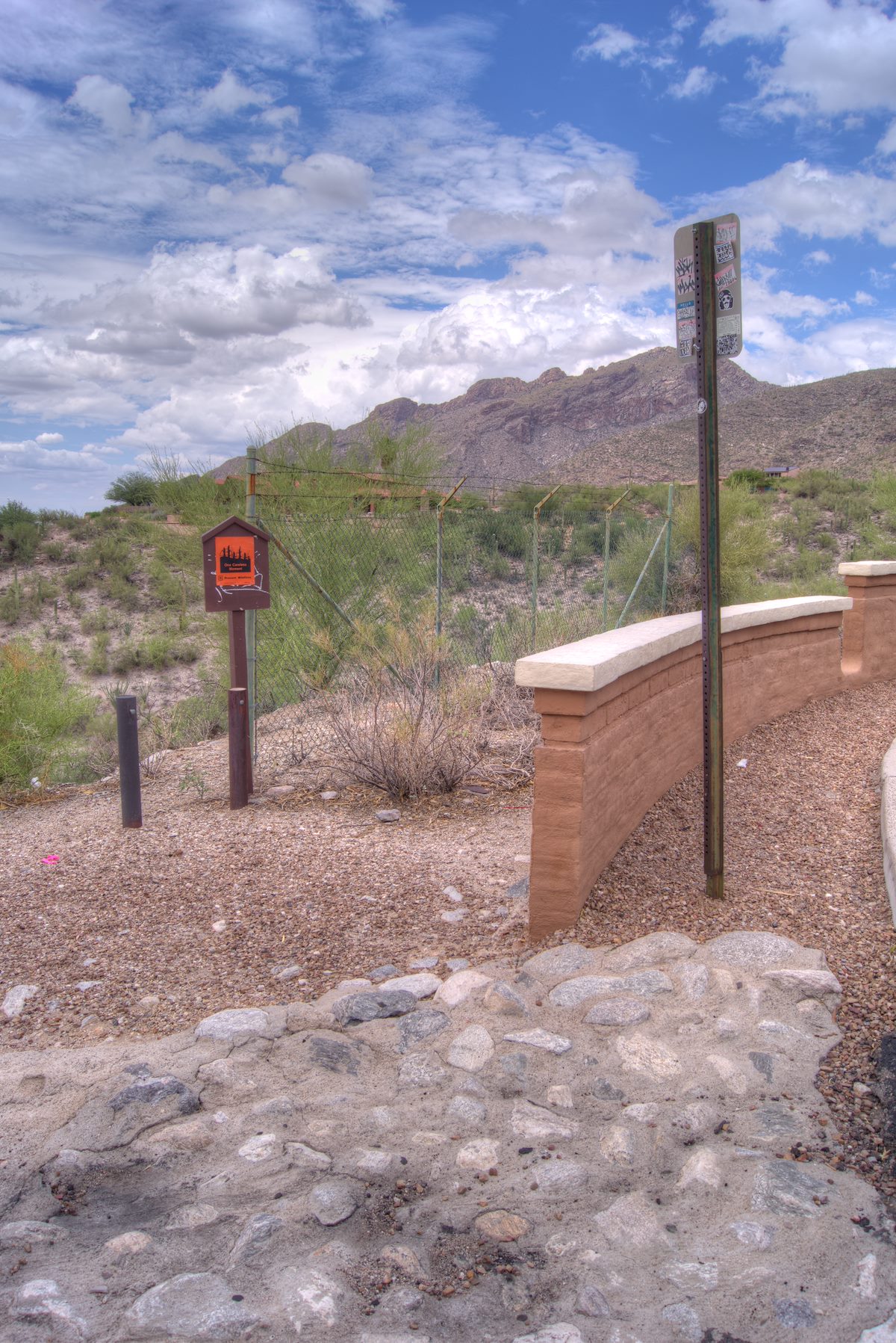 2013 August Start of the Access Trail off of the Campbell Trailhead