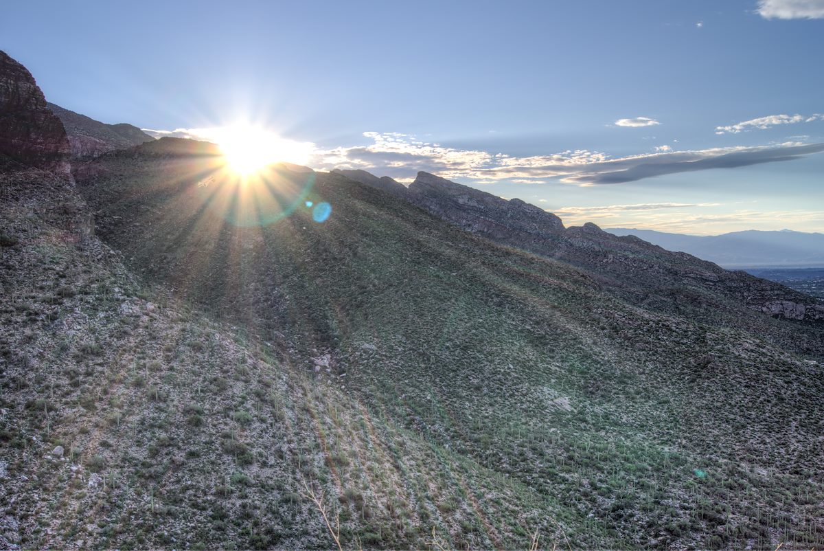2013 August Sunrise, Pontatoc Ridge