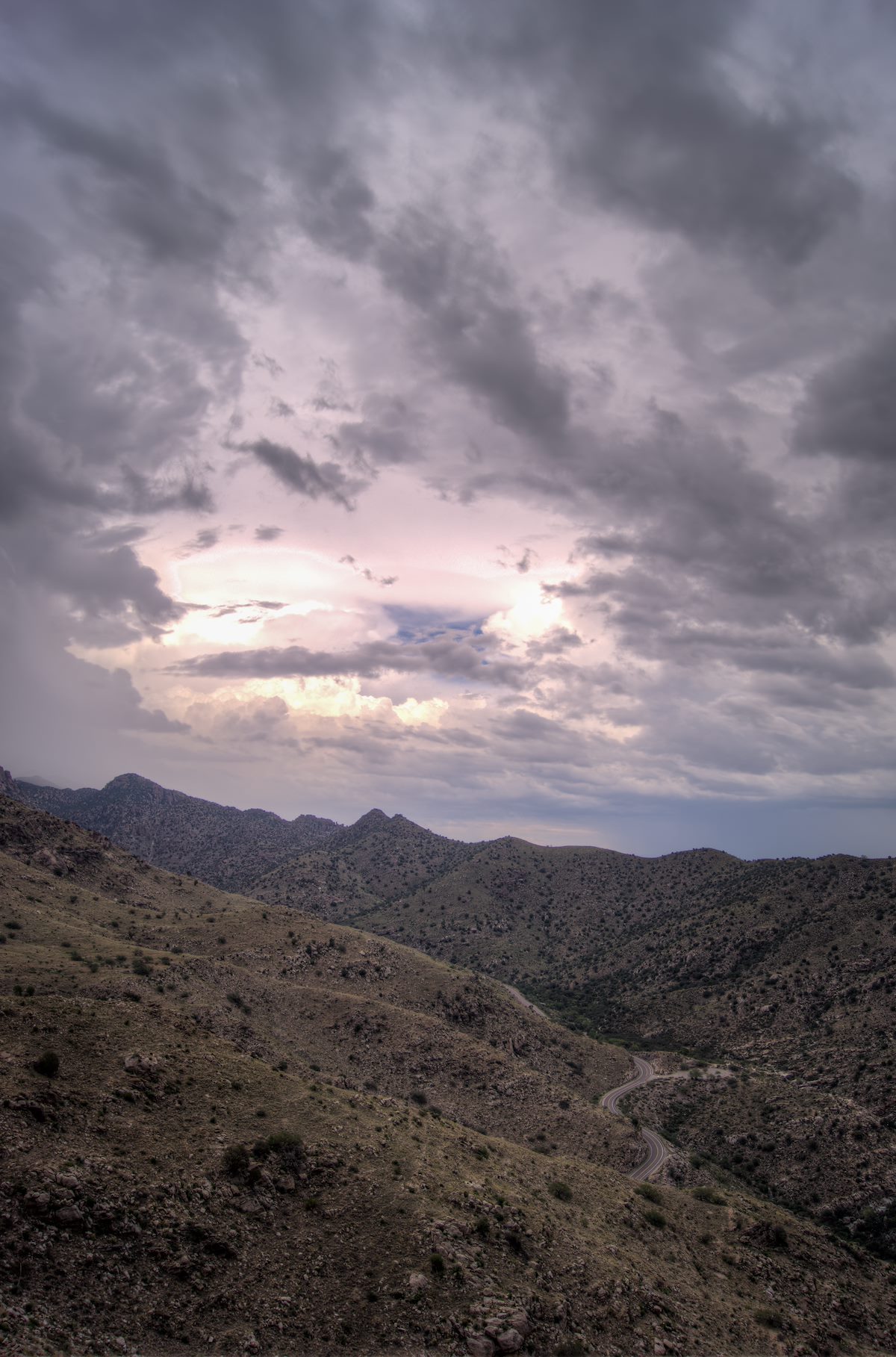 2013 August The Highway and Molino Vista Overlook