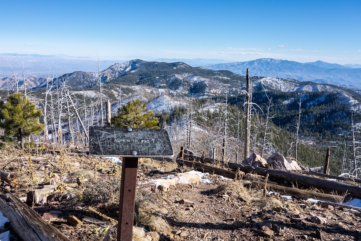 2013 December Aspen Trail Sign