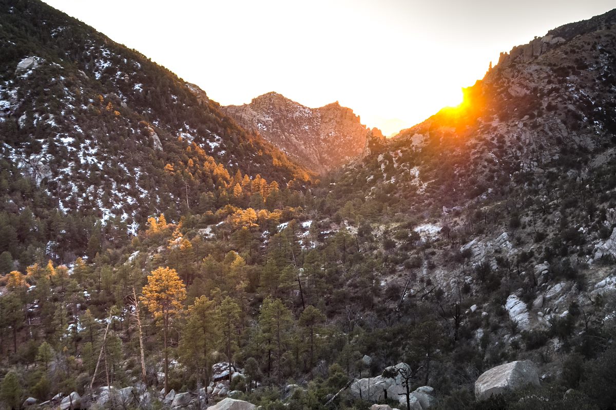 2013 December Bear Canyon Sunset