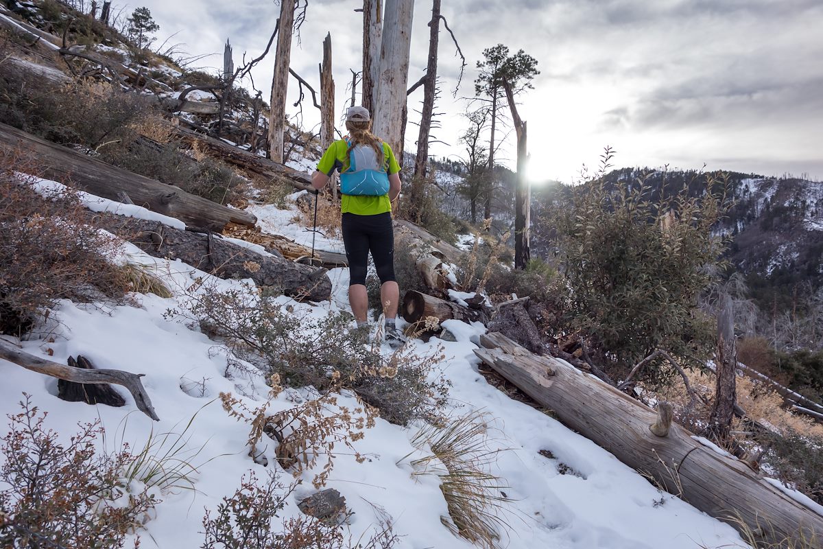 2013 December Last Sun on the Red Ridge Trail