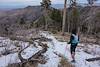 2013 December Lingering Snow on the Red Ridge Trail