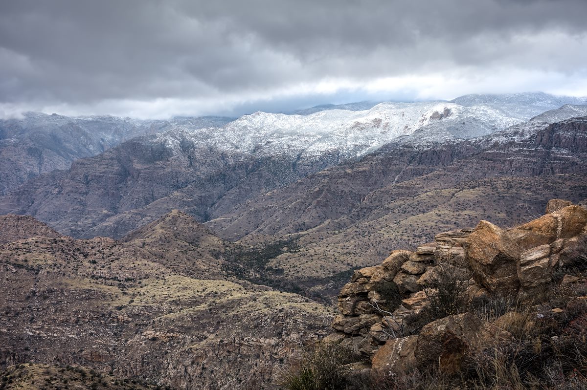 2013 December Snow above Sycamore Canyon