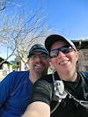 2013 February Charles and Alison at the Sabino Canyon Visitor Center