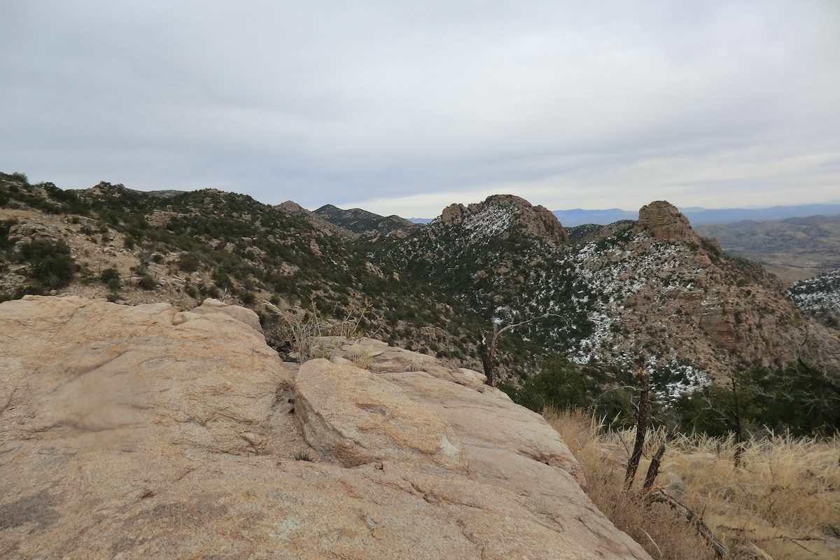 2013 January Looking across the West Fork of Molino to Airmen Peak