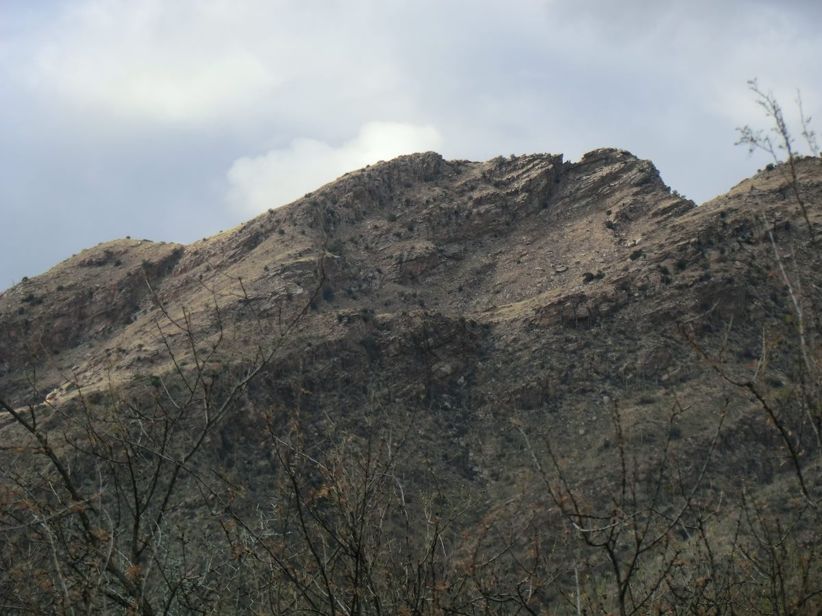 2013 January Point 5391 above Pontatoc Canyon