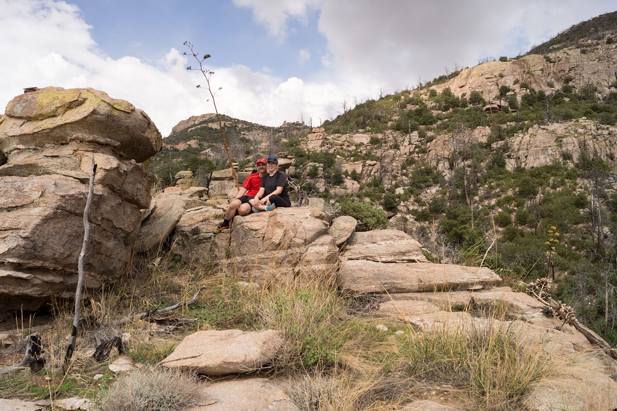 2013 July A Great Spot above the Falls