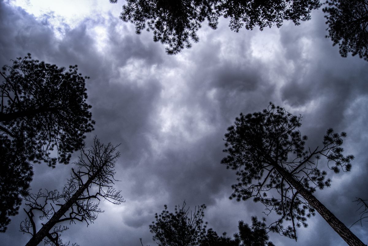 2013 July Clouds over Sycamore Canyon