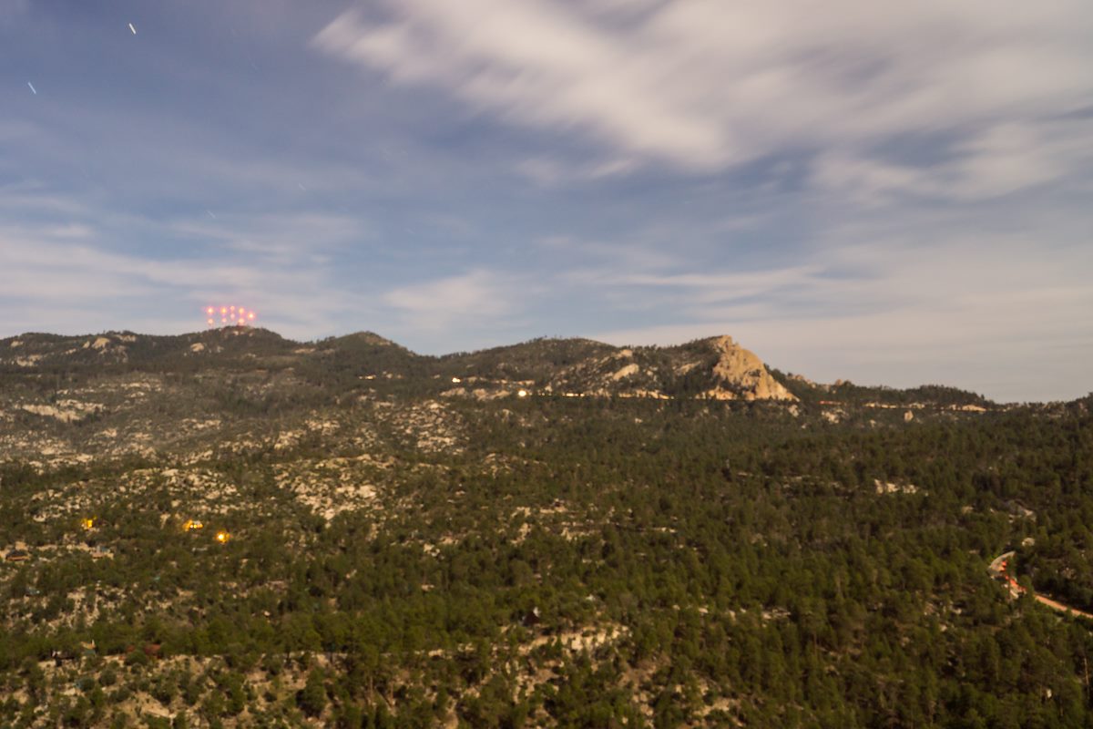 2013 July Mount Bigelow to San Pedro Vista in the Moonlight