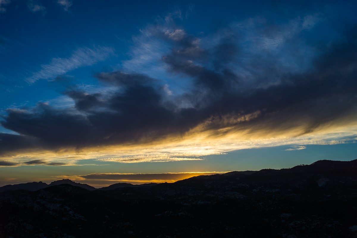 2013 June Sunset 1 from Lizard Rock