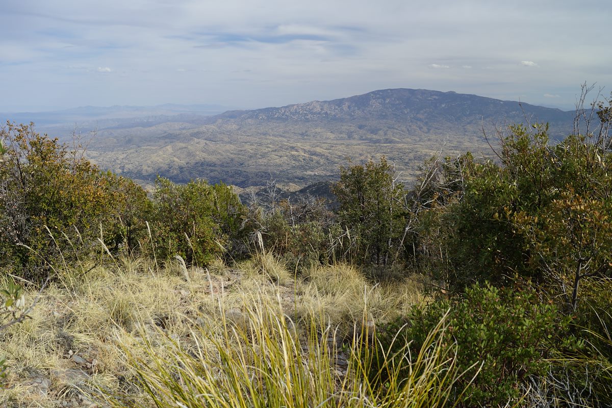 2013 March View of the Rincons from Point 7162