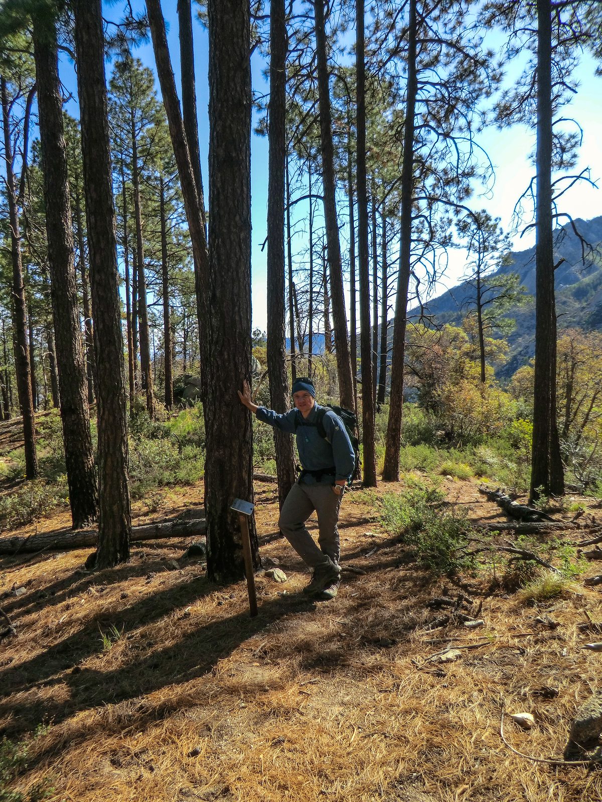 2013 May Lance at the Junction down into the Canada del Oro