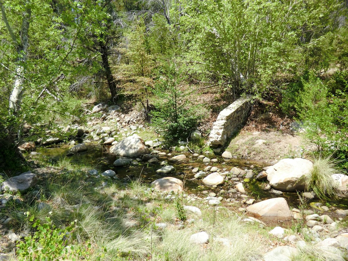 2013 May Old Dam Remains in the Canada del Oro
