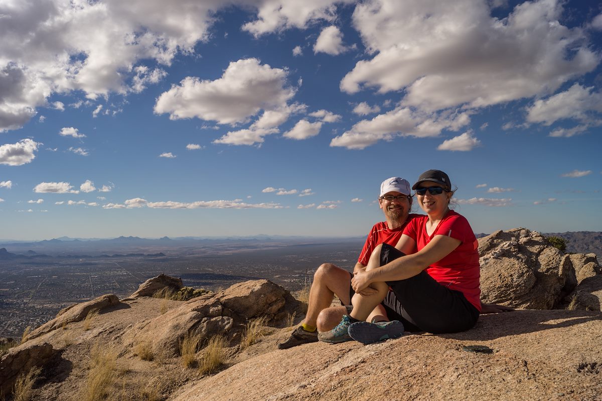 2013 November Charles and Alison on Pusch Peak