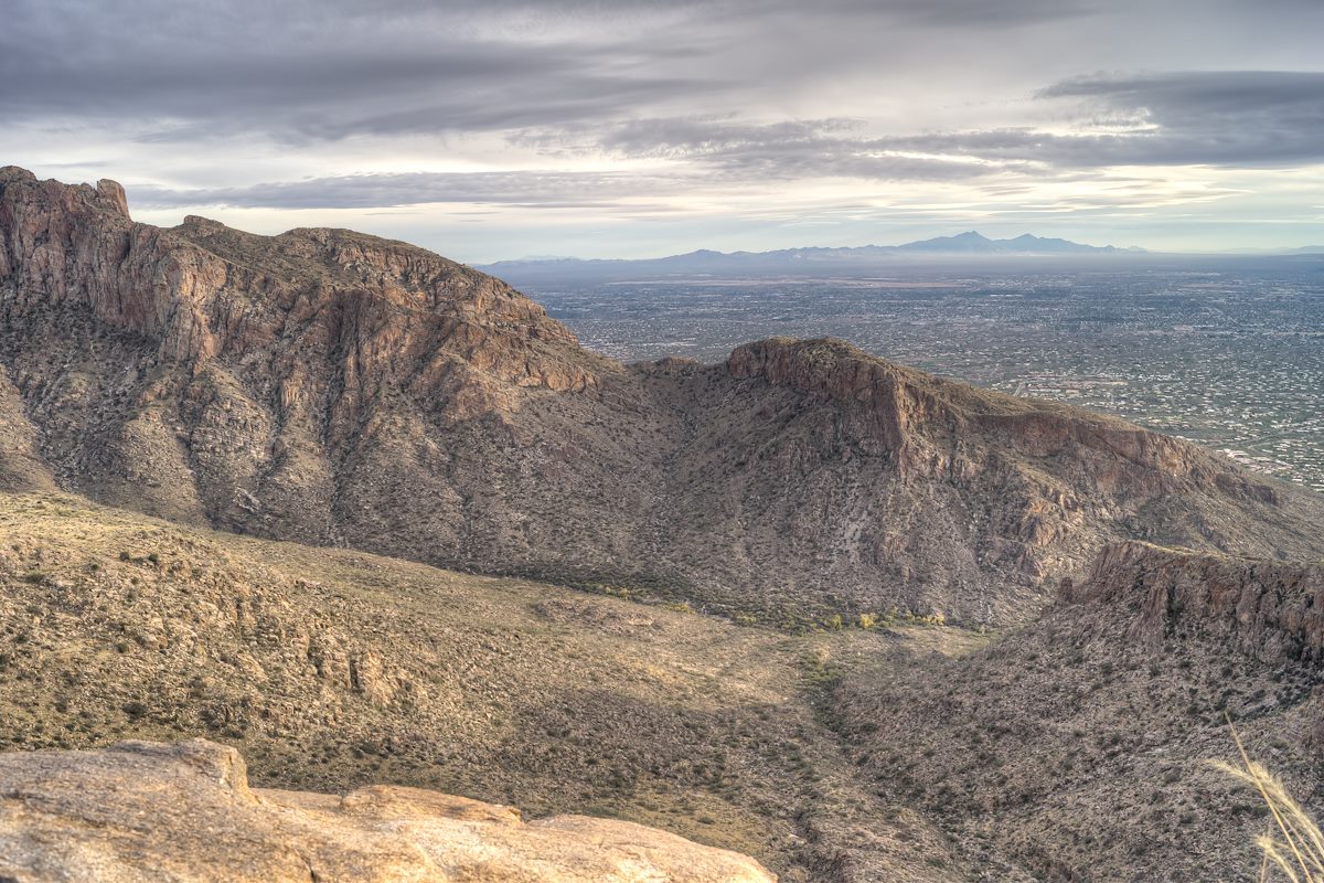 2013 November Cleaver Summit Looking back towards Tucson